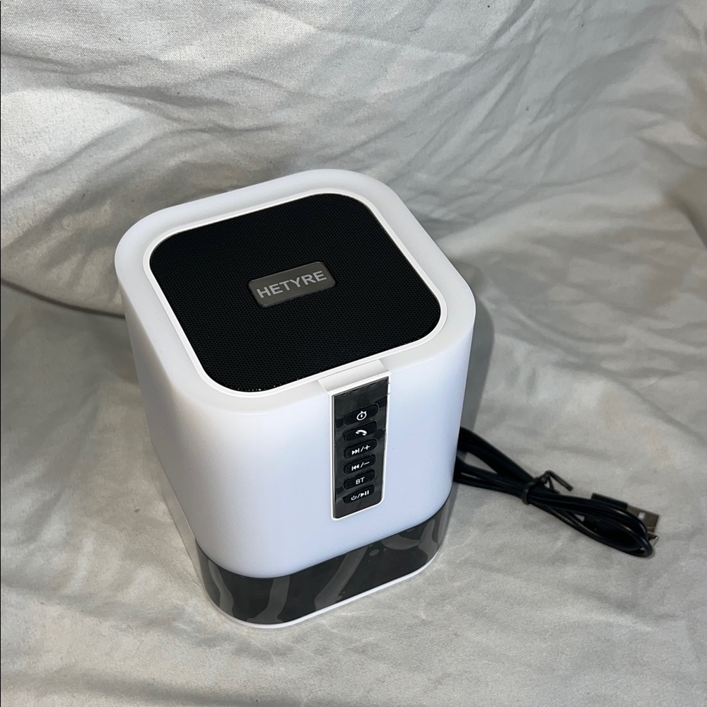 Amazon Portable Bluetooth Speaker - White and Black